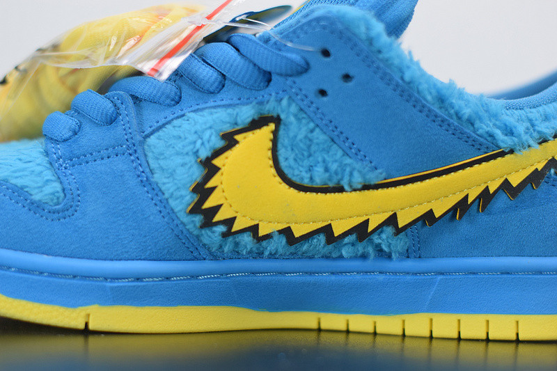 grateful dead x nike sb dunk low “blue bear” cj5378-400