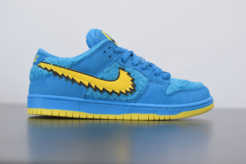 grateful dead x nike sb dunk low “blue bear” cj5378-400