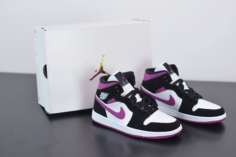 air jordan 1 mid magenta bq6472-005