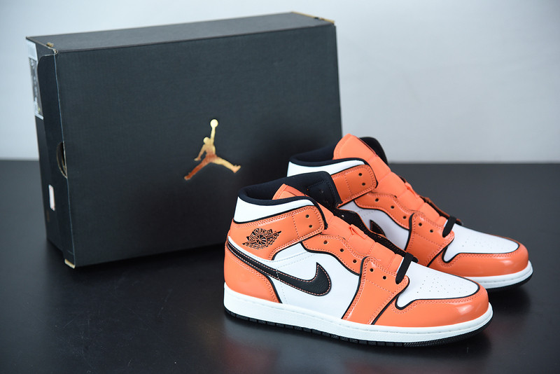 air jordan 1 mid “turf orange” dd6834-802