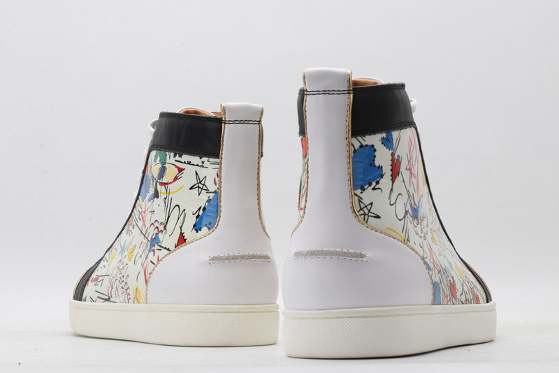 chian louin high top sneaker