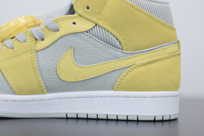 air jordan 1 mid mixed textures yellow da4666-001