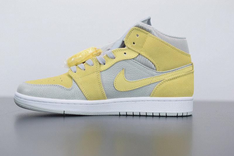 air jordan 1 mid mixed textures yellow da4666-001