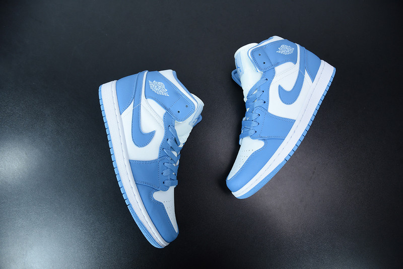 air jordan 1 retro mid unc 554724-106