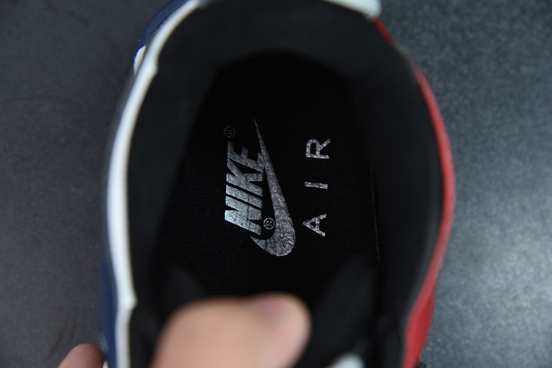 nike air more uptempo gs black red blue dm0017-001