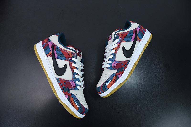 parra x nike sb dunk low pro sb abstract art