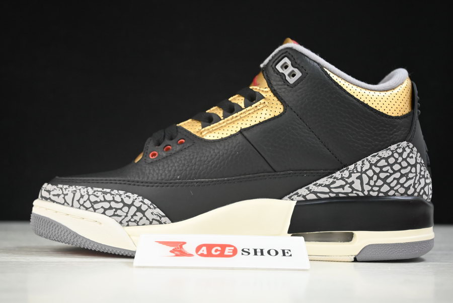 air jordan 3 “black gold” ck9246-067