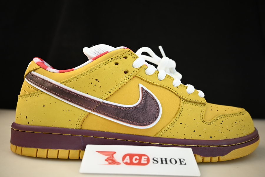 nike sb dunk low yellow lobster 313170-137566