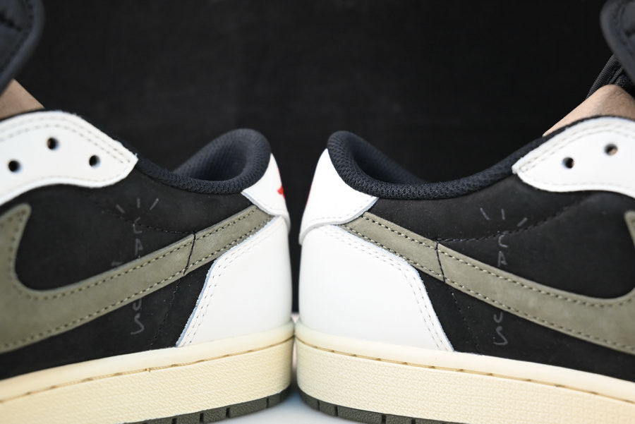 travis scott x air jordan 1 low og “olive” dz4137-106