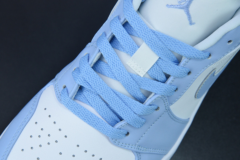 air jordan 1 low white ice blue (women