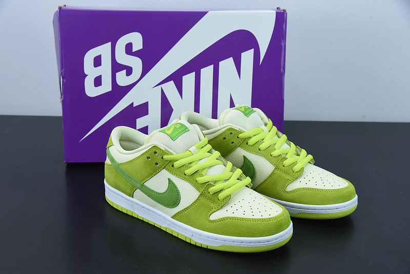 nike sb dunk low “green apple” dm0807-300