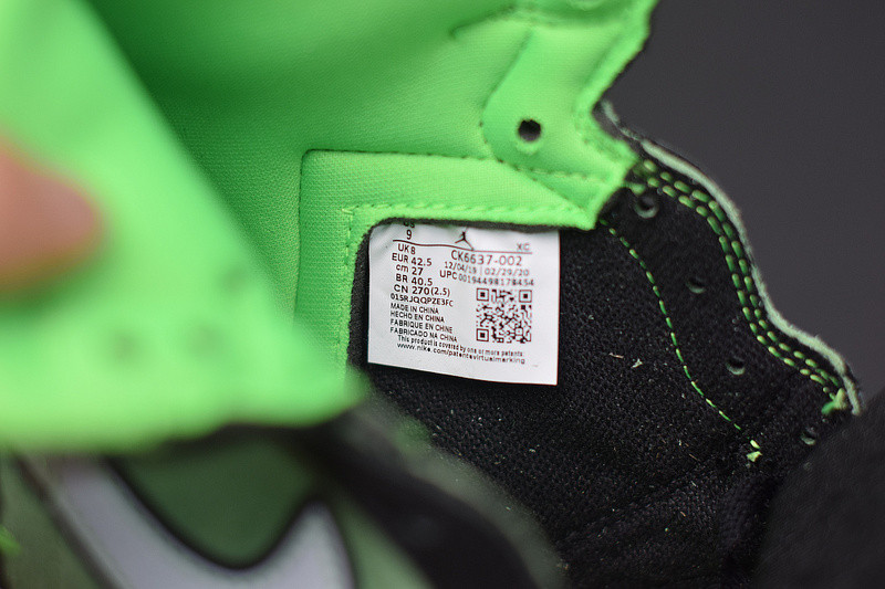 air jordan 1 high zoom “rage green” ck6637-002