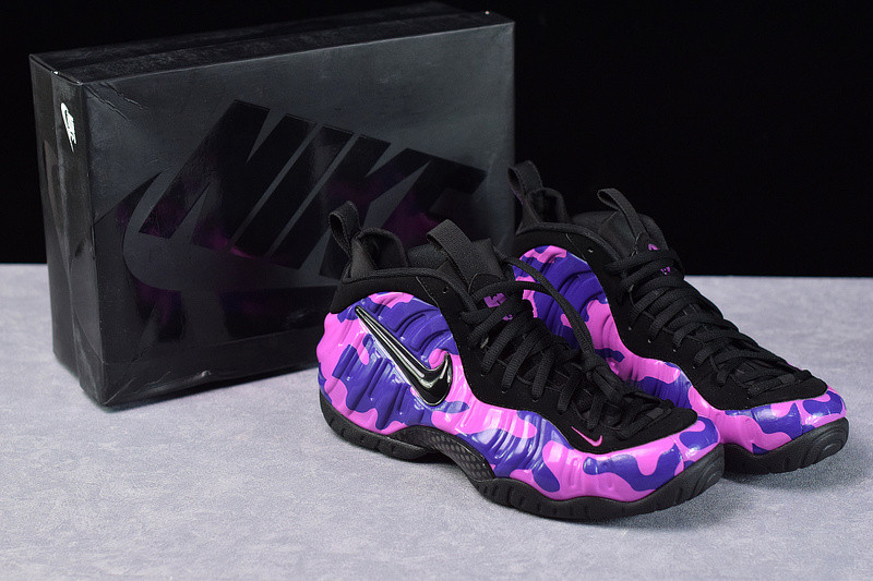 nike air foamposite pro “purple camo” 624041-012