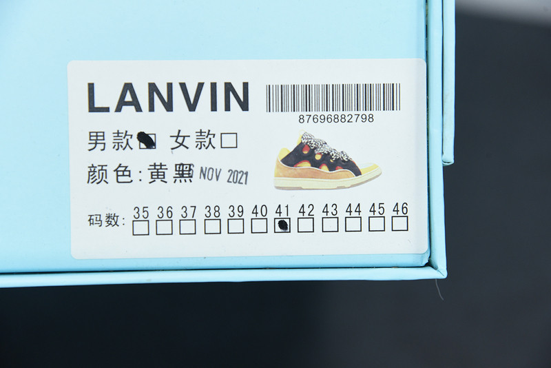 lanvin curb sneaker