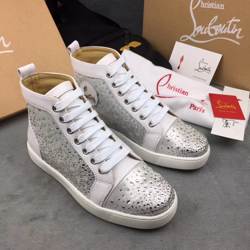 chian louin high top sneaker