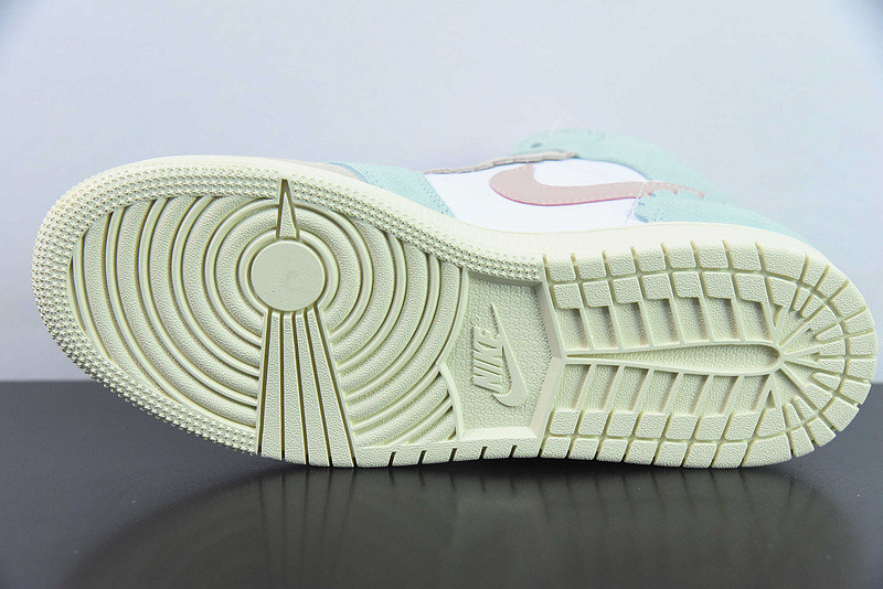 air jordan 1 mid gs pink aqua dz5361-100