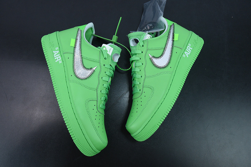 nike of x air force 1 low “light green spark” dx1419-300