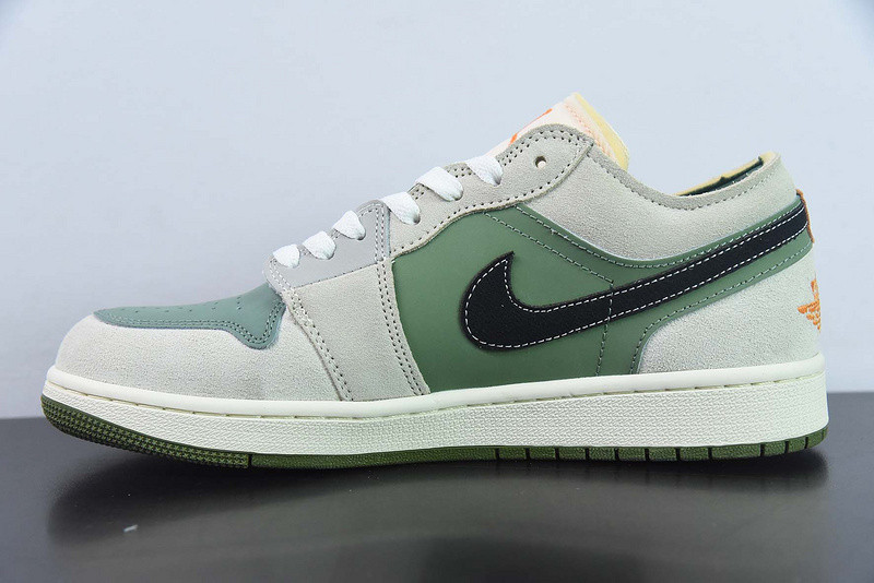 air jordan 1 low craft se “light olive” fd6819-300