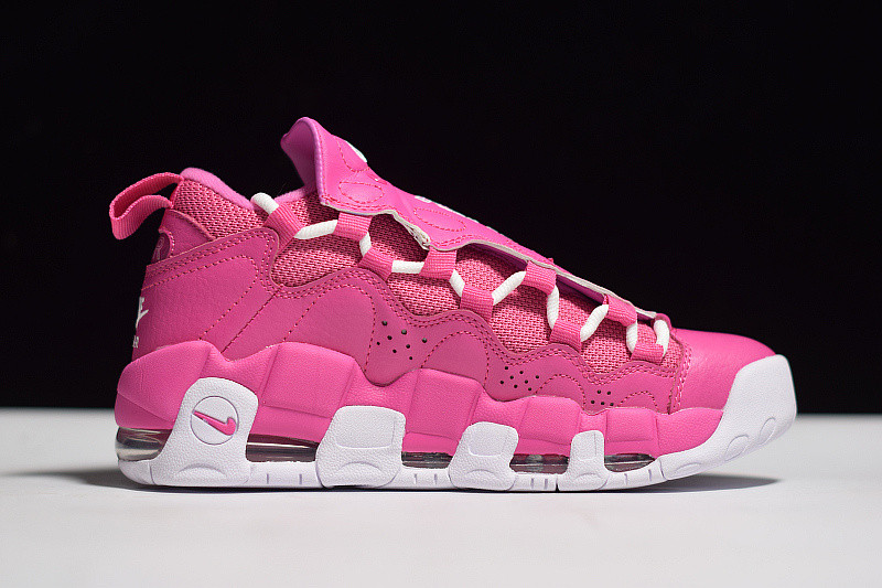nike air more money qs "pinkfire" aj7383-600