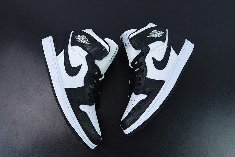 air jordan 1 mid split black white (w) dr0501-101