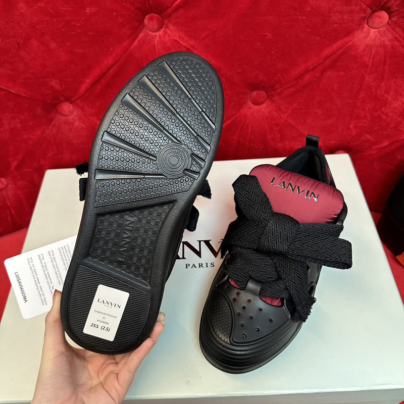 lanvin curb sneaker