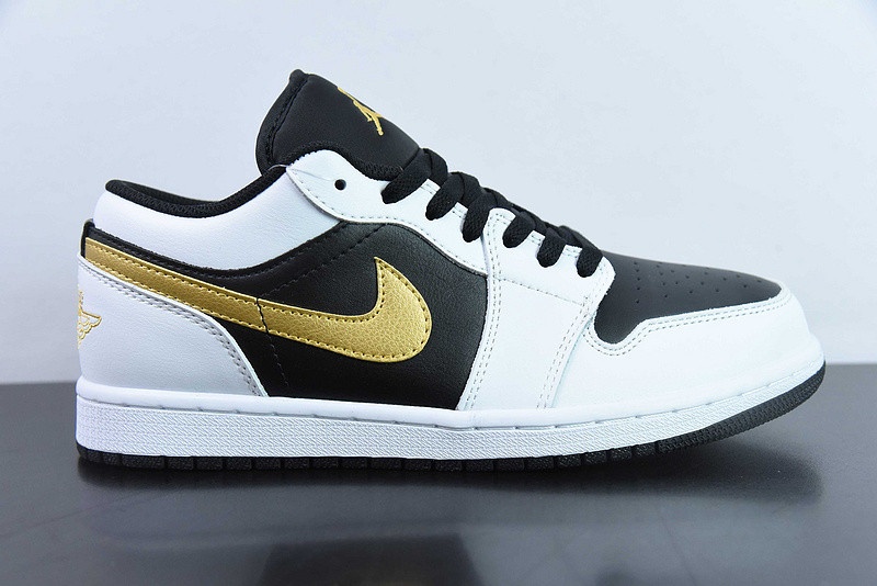 air jordan 1 low “gold swoosh” 553558-172