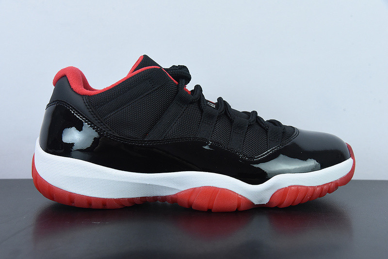 air jordan 11 retro low "bred" 528895-012