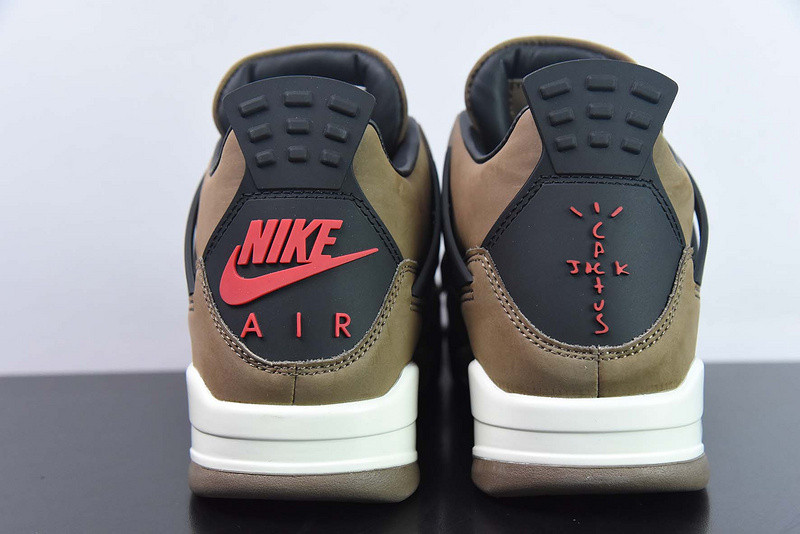 travis scott x air jordan 4 “olive” aj4-882335