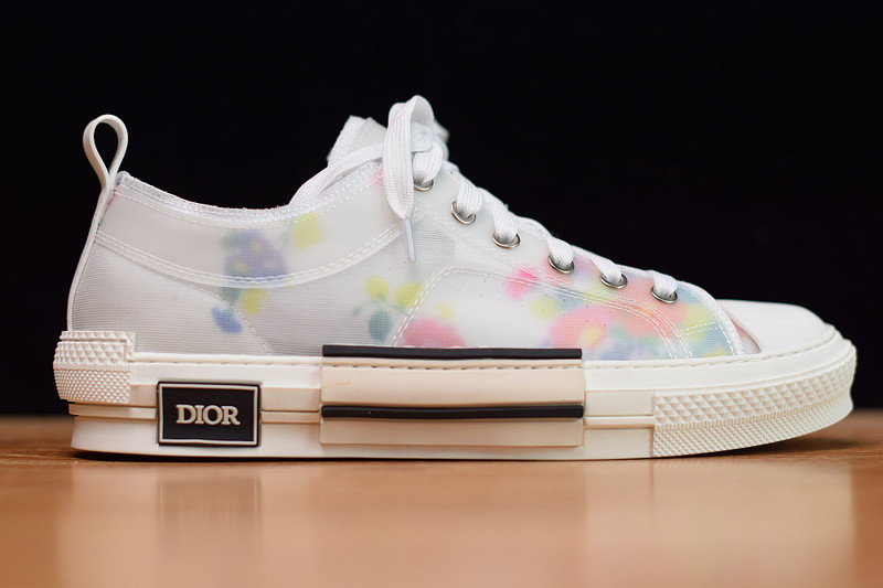 dio* b23 oblique low top sneakers t00853-1063