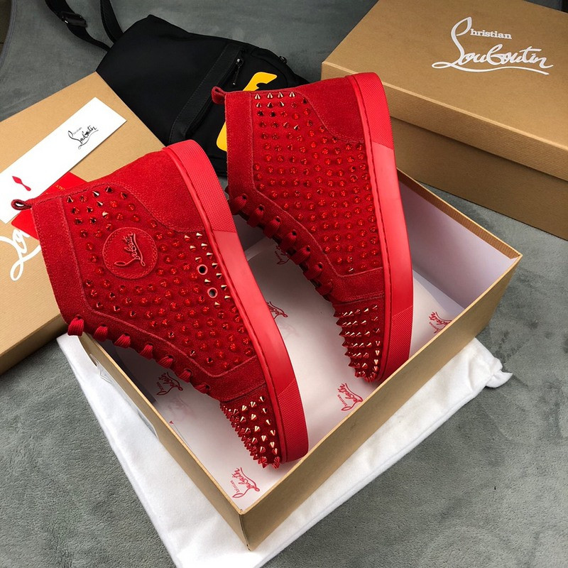 chian louin high top sneaker