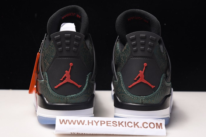 air jordan 4 green laser aj4-1043515